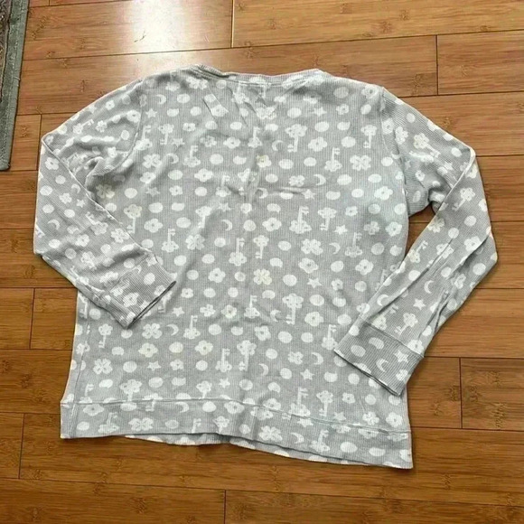 TSUMORI CHASIATO room violet Sleep waffle Pajama 2pc. Set sz. Lg - Picture 7 of 10